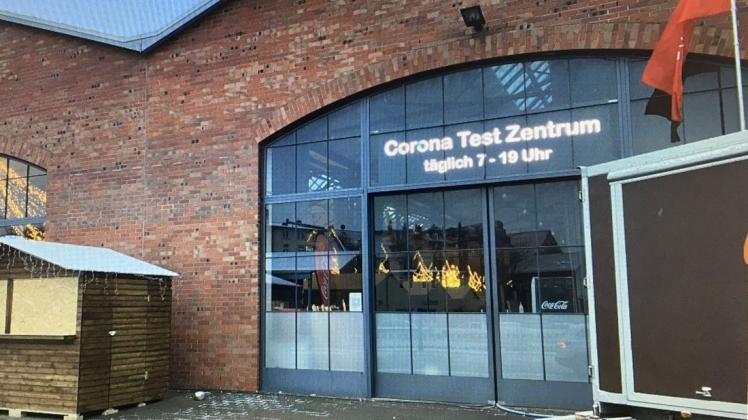 In der Markthalle im Alten Hafen eröffnet am Freitag in Wismar ein neues Corona-Schnelltest-Zentrum.