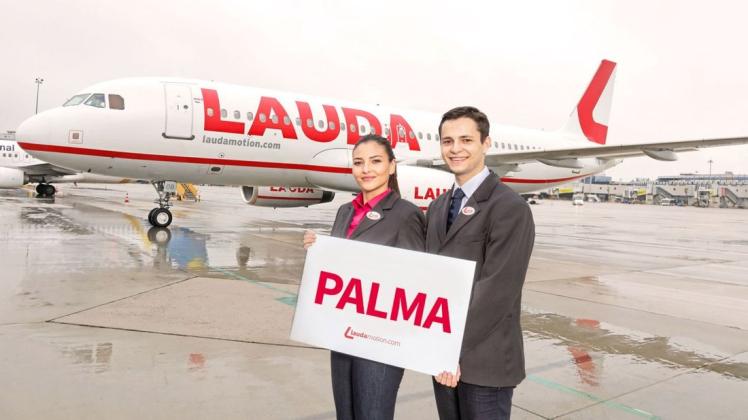 Laudamotion gehört zu den vier Fluggesellschaften, die ihr Angebot am FMO nach der Germania-Insolvenz weiter aufstocken. Foto: Laudamotion