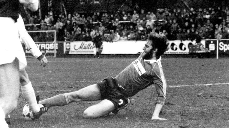 Mit höchstem Einsatz war Heiner Beckmann von 1981 bis 1986 für den SV Meppen in der Oberliga aktiv.