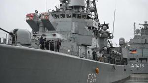 Fregatte «Lübeck» läuft zu Nato-Einsatz im Mittelmeer aus