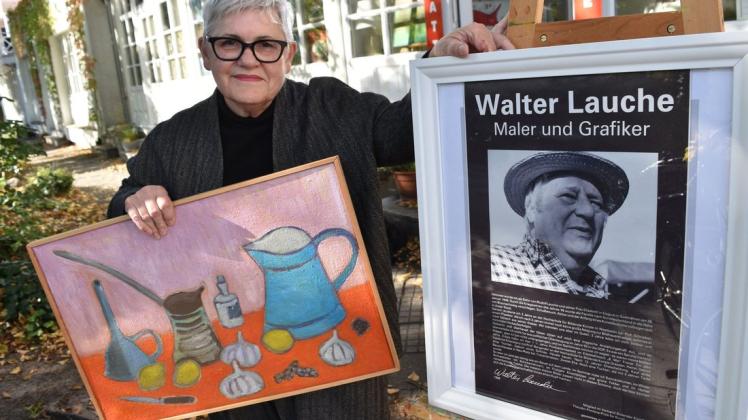 In der Galerie von Anke Tölle am Georginenplatz 8 werden ab Sonnabend Bilder des 2010 verstorbenen Künstlers Walter Lauche gezeigt.