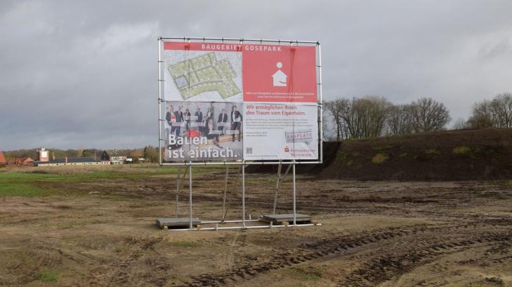 Im Baugebiet Gosepark in Alfhausen soll die Erschließung beginnnen.