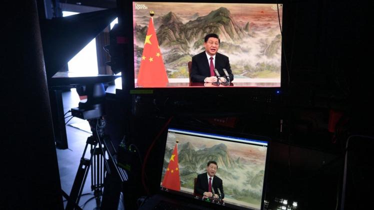Grußwort zum Weltwirtschaftsforum in Davos: Chinas Chinese Präsident Xi Jinping bezeichnet die Wirtschaft seines Landes nach wie vor als "widerstandsfähig und voller Potenzial".