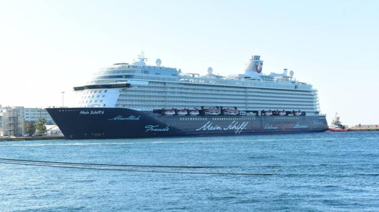 Das Kreuzfahrtschiff "Mein Schiff 6" bricht seine Reise in Dubai vorzeitig ab.