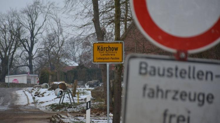 Die Baustelle bei Körchow wird Anwohner und Pendler wohl noch mehrere Monate begleiten.