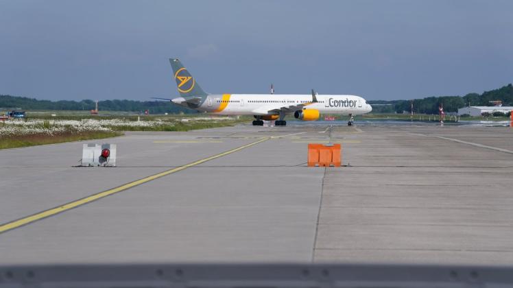 Ein Passagierflugzeug der Fluggesellschaft Condor musste notlanden.