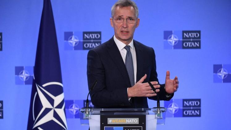 Hat die russische Forderung nach Sicherheitsgarantien im Ukraine-Konflikt erneut zurückgewiesen: Nato-Generalsekretär Jens Stoltenberg. Hat die russische Forderung nach Sicherheitsgarantien im Ukraine-Konflikt erneut zurückgewiesen: Nato-Generalsekretär Jens Stoltenberg.