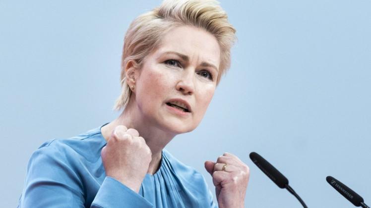 Manuela Schwesig ist heute zu Gast im ZDF-Talk von Markus Lanz. (Archivbild.)