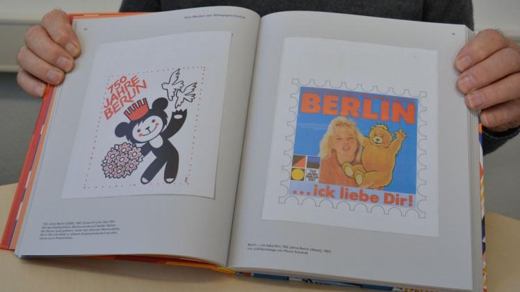 Auch diese Plastiktüten aus Ost- und West-Berlin, die im Buch veröffentlicht sind, sind im Besitz von Dieter Luchs.