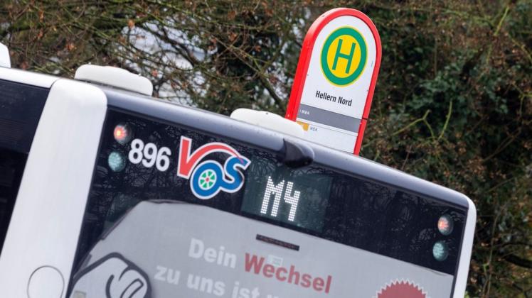 In Hellern-Nord müssen Fahrgäste der Linie M4 bzw. 491 in Richtung Gaste/Hasbergen demnächst umsteigen. Die Hasberger Politik kämpft um durchgehende Verbindungen für den Schülerverkehr.