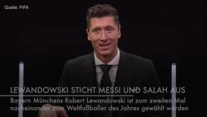 Starstürmer Lewandowski wieder Weltfußballer