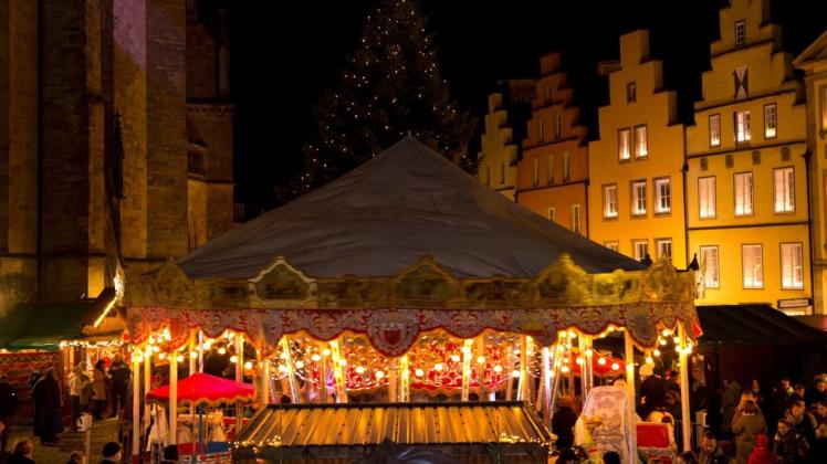 Der Weihnachtsmarkt in Osnabrück endet coronabedingt am Sonntag.