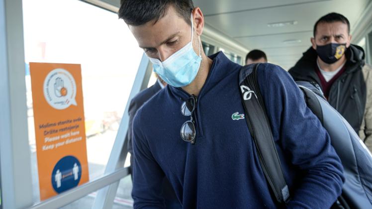 Novak Djokovic ist wieder zurück in seiner Heimat Serbien. 