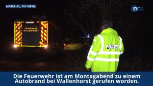 Auto brennt in Wallenhorst aus: Eine Person stirbt