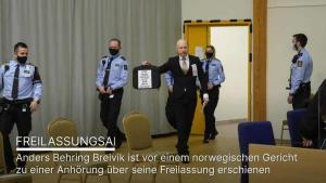 Norwegisches Gericht prüft Breivik-Antrag auf Haftentlassung