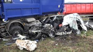 Senior stirbt bei Verkehrsunfall auf der B218 in Venne