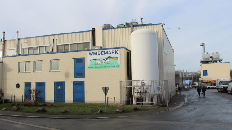 1800 Mitarbeiter beschäftigt der Schlachthof Weidemark in Sögel. 