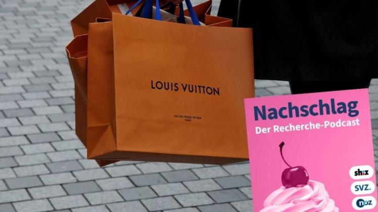 Selbst eine Tüte mit der Aufschrift von Louis Vuitton wir im Internet gehandelt.