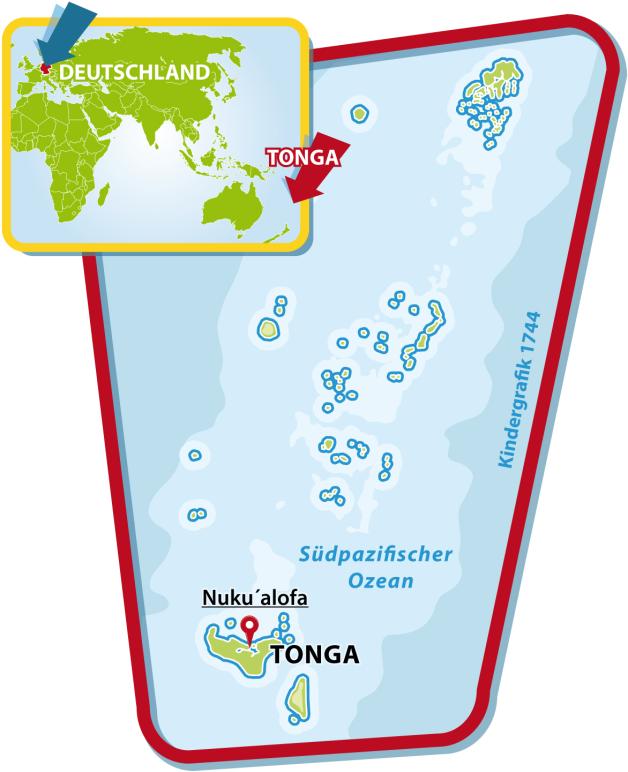 Wo liegt Tonga? 
