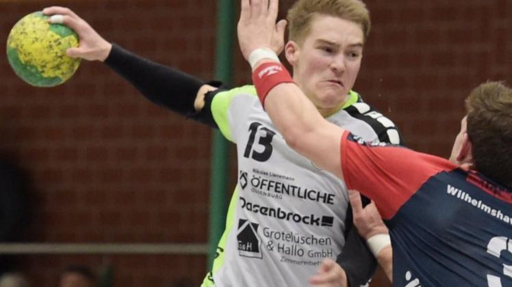 Belegt mit dem TV Neerstedt den dritten Platz der Verbandsliga-Tabelle: Florian Honschopp (links). Foto: Rolf Tobis Belegt mit dem TV Neerstedt den dritten Platz der Verbandsliga-Tabelle: Florian Honschopp (links). Foto: Rolf Tobis