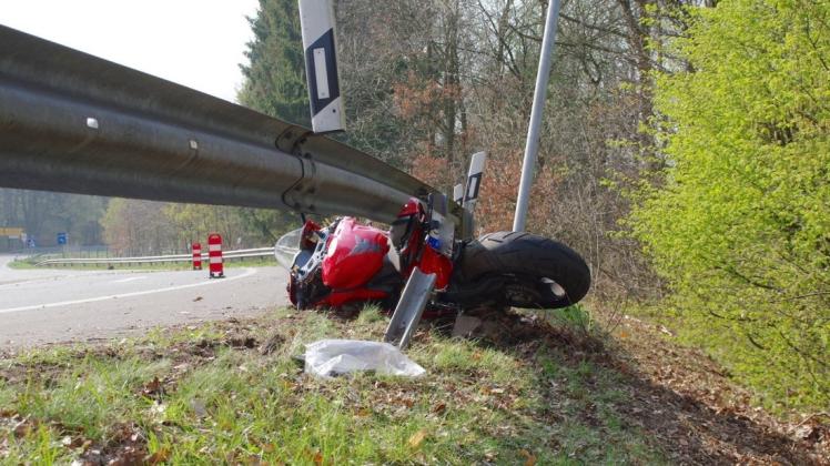 Ein Motorradfahrer ist bei einem Unfall in der Gemeinde Ganderkesee schwer verletzt worden. Foto: Günther Richter