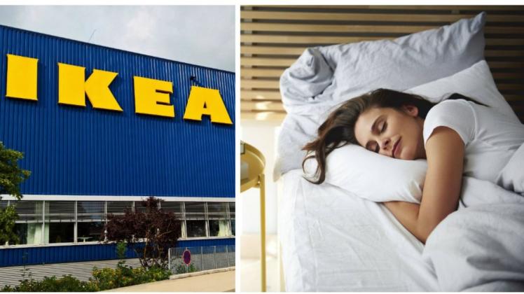 Nun liefert Ikea nicht mehr nur das Bett, sondern auch den Sound zum Einschlafen. Collage: Imago Images/Westend61/Manfred Segerer