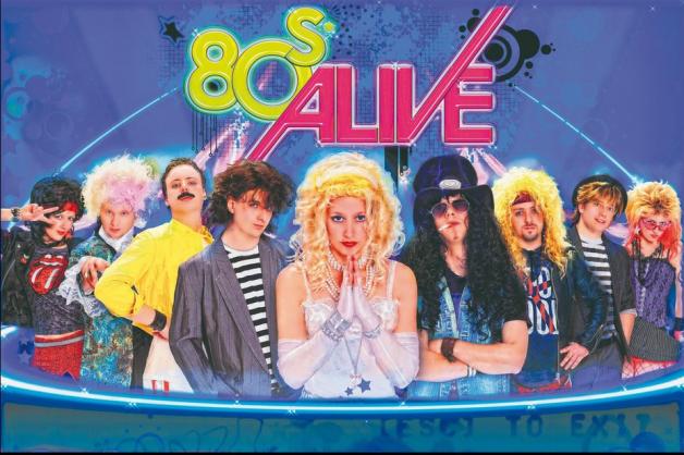 Die Band "80s alive" präsentiert sich bunt und vielfältig. 