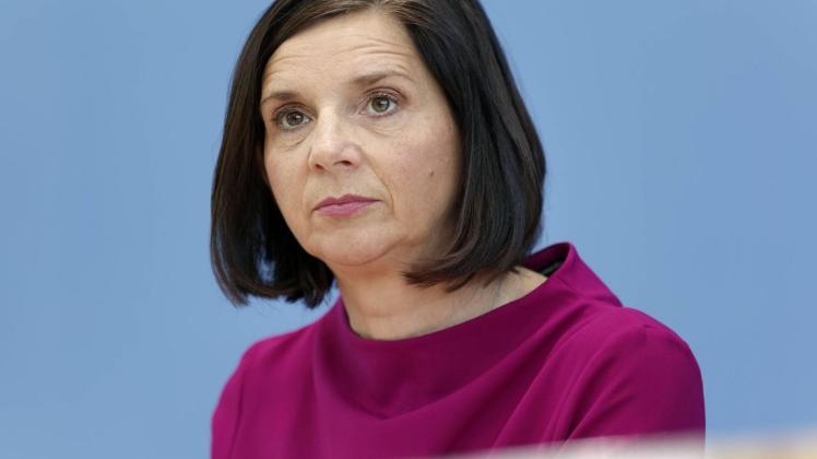 Grünen-Fraktionschefin Katrin Göring-Eckardt  greift die FDP wegen fehlender Beschlüsse zum "Mietenwahnsinn" an. Foto:imago images