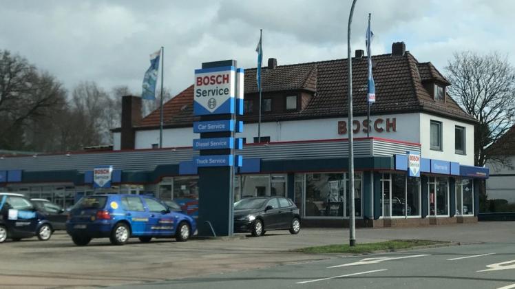Käufer gesucht: Bosch-Service Oberheide an der Syker Straße in Delmenhorst. Foto: Michael Korn