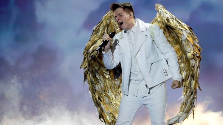 ESC 2019: Kaum aus der Mauser, singt Roko schon Kroatiens Eurovision-Hit. Foto: imago images/Vyacheslav Prokofyev/TASS