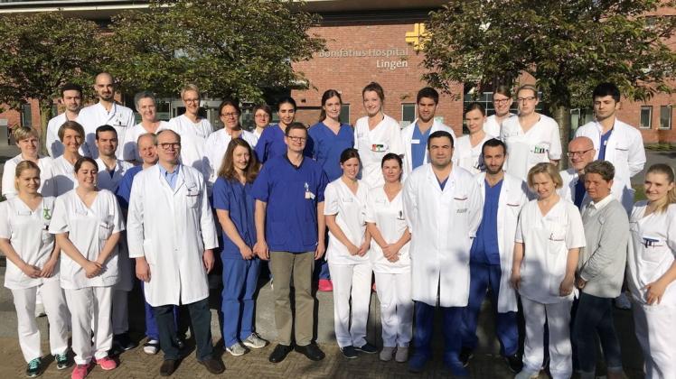 Die Gefäßchirurgie unter der Leitung der Chefärzte Dr. Hartmut Görtz und Dr. Jörg Teßarek wurden mit dem Gütezeichen RAL-GZ 908 ausgezeichnet. Foto: Bonifatius-Hospital Lingen
