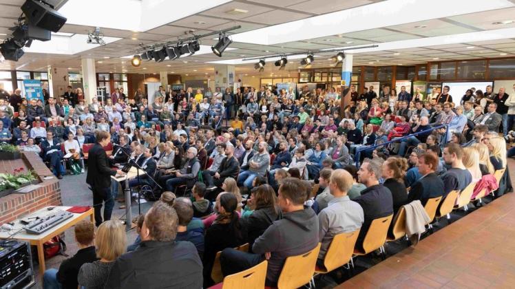 350 Gäste nahmen am Netzwerktreffen "Mobiles Lernen" im Schulzentrum Lohne teil. Foto: Schulzentrum Lohne