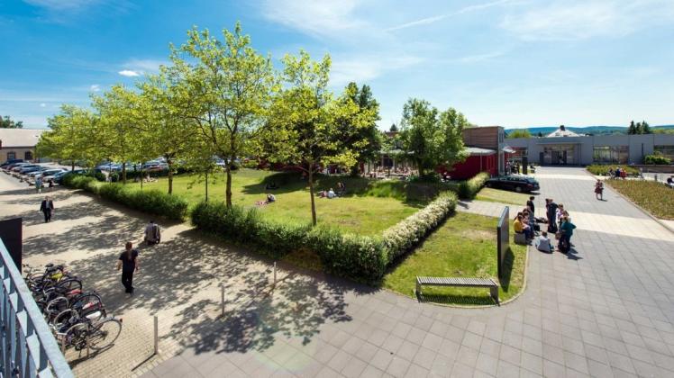 Gut fürs Klima: Am Caprivi-Campus der Hochschule Osnabrück wird mit Holzhackschnitzeln geheizt. 