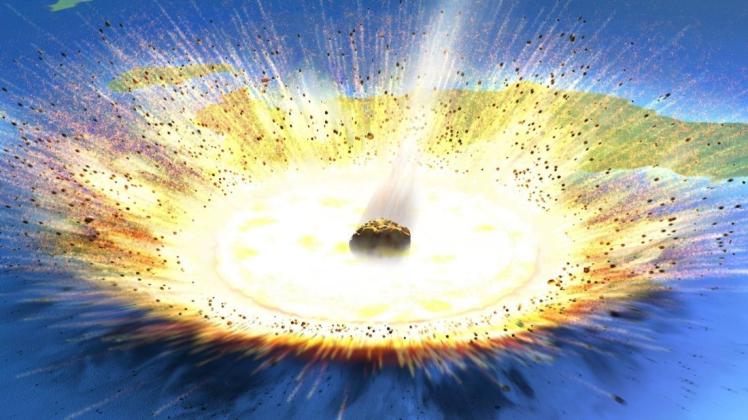 Der Einschlag eines Asteroiden auf der Erde könnte - je nach Größe - Landstriche oder Kontinente verwüsten. Foto: imago images/Science Photo Library