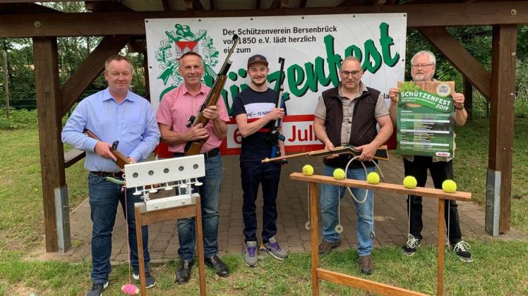 Schießen mit Korken oder Laser: Am 30. Juni lädt der Schützenverein Bersenbrück von 1850 zum Familientag in der Hemke ein. Foto: Schützenverein