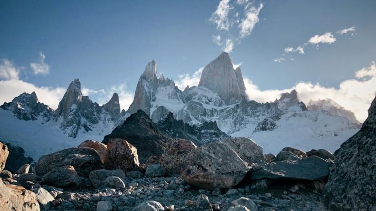 Gletscher im Naturpark "Los Glaciares": Ein deutscher Bergsteiger ist bei einem Lawinenunglück ums Leben gekommen.