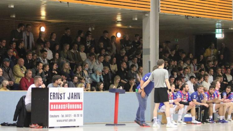 Bei den Schleswig-Holstein-Liga-Heimspielen der HSG Horst/Kiebitzreihe in der bisherigen Saison war die Tribüne der Halle der Jacob-Struve-Schule gut gefüllt. Wie viele Zuschauer die kommenden Heimspiele besuchen dürfen, ist noch fraglich.