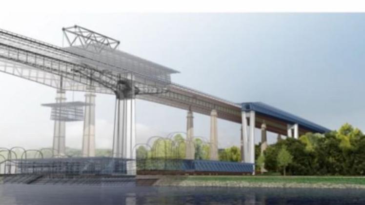 Simulation: So entsteht die neue Rader Hochbrücke