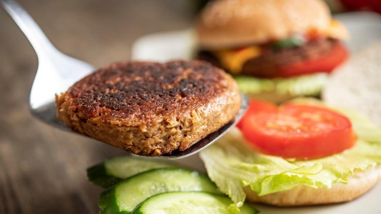 Immer mehr Menschen setzten auf vegetarische und vegane Ernährung. Kritiker bemängeln aber bei manchen dieser Fleischersatz-Produkte einen zu hohen Salz- und Fettgehalt.