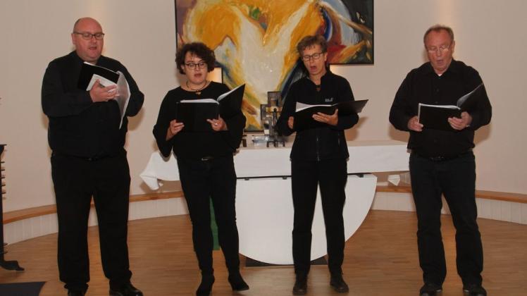 Konzert mit dem Quartett "Das Chörchen". Foto: Rolf Habben