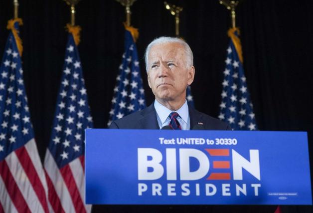 Der in den Umfragen führende Kandidat der Demokraten für die Präsidentschaftswahlen 2020, Joe Biden, befürwortet Trumps Amtsenthebung. Foto: AFP/ William Thomas Cain/Getty Images