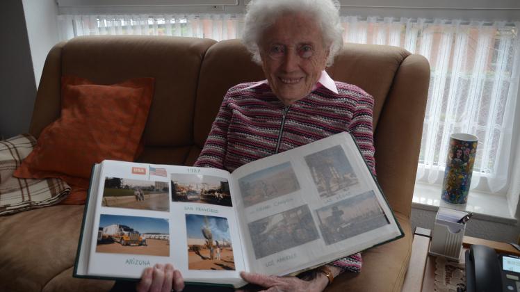 Erna Schlegel aus Haselünne hat in ihrem langen Leben viel erlebt. Reisen war immer ihre große Leidenschaft. 