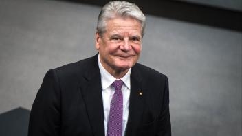 Joachim Gauck war Bundestagspräsident. Foto: dpa