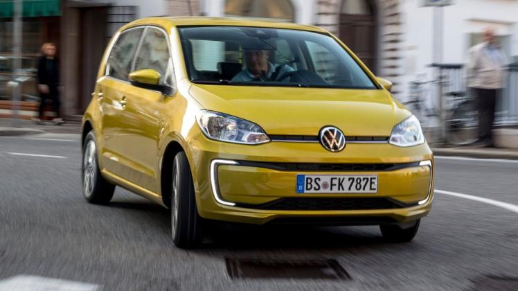 Runderneuert: Der e-Up. das kleinste Elektroauto von Volkswagen, wurde geliftet. Foto: VW