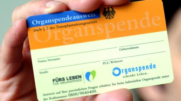 In Lingen konnte 2019 lediglich eine Organspende realisiert werden, da mehrere Verstorbene keinen Organspendeausweis ausgefüllt hatten. Foto: dpa