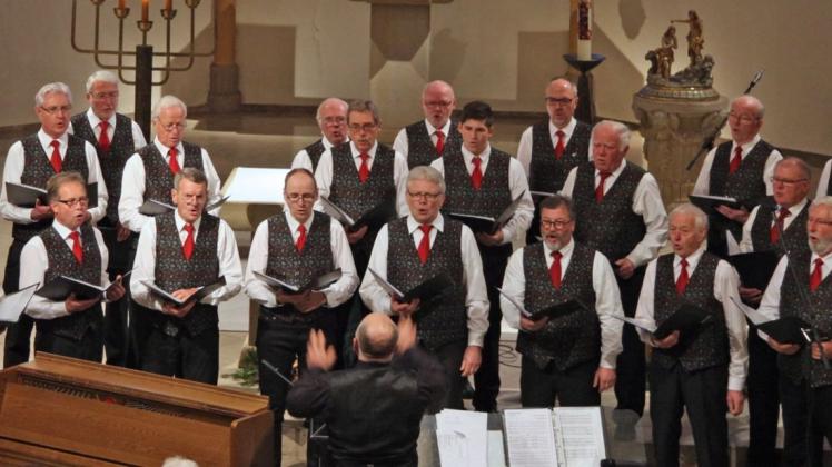 Festliche Chor-Konzerte gehörten im Jahr 2019 zum Programm des MGV „Liedertafel“ Altenmelle. Foto: Harald Kirchhoff