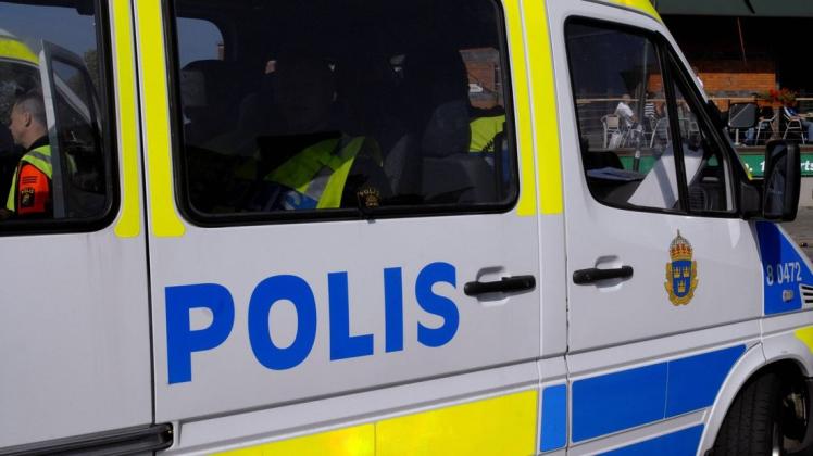 Ein schwedisches Polizeiauto. Symbolfoto: dpa/Friso Gentsch