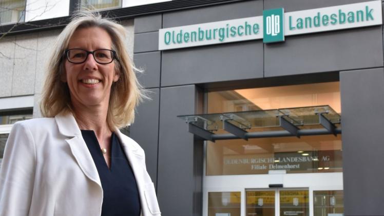 OLB-Direktorin Jutta Jünemann verantwortet das Delmenhorster Privatkundengeschäft des Geldinstituts. Foto: Thomas Breuer