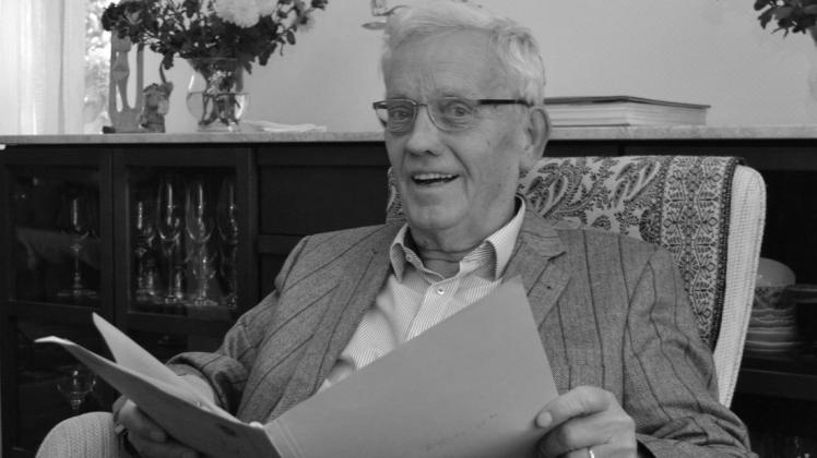 Dr. Franz Cromme kurz vor seinem 80. Geburtstag im Oktober 2019. Archivfoto: Dirk Hamm