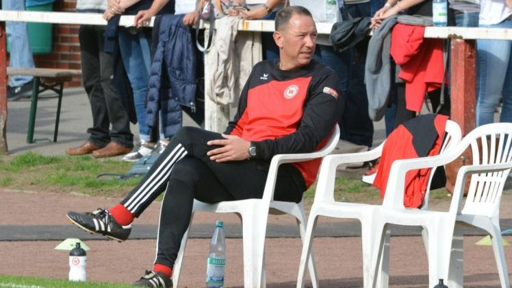 Ist von einem Auslandseinsatz zurück: Marcel Bragula, Trainer der Landesliga-Fußballer des VfL Wildeshausen. Foto: Rolf Tobis